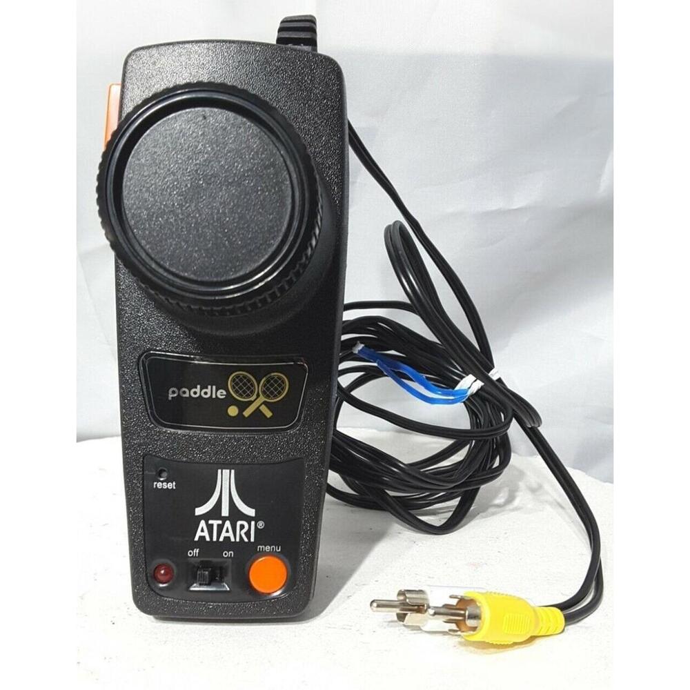 JAKKS Pacific ATARI PADDLE Plug & Play TV Game Dual Controller Retro Gaming